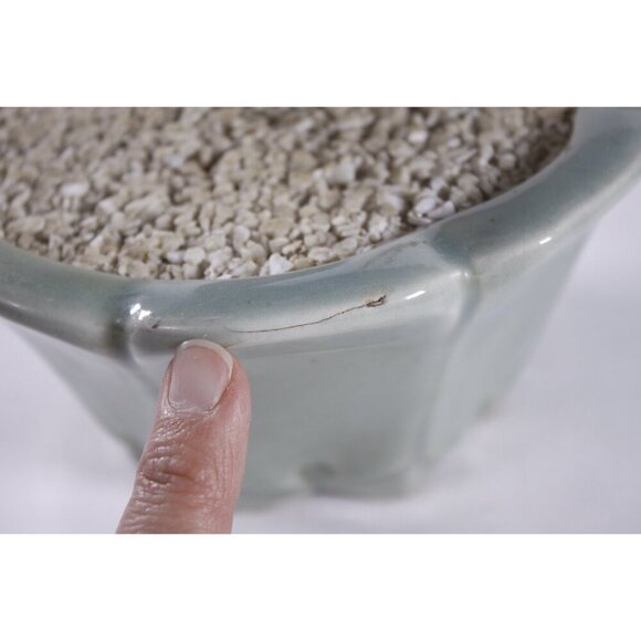 Vintage Pink glass flower bonsai 11 x 12 inches, pink flowering dogwood - Picture 10 of 10